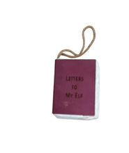 Load image into Gallery viewer, Little Book Ornament with Cotton Hanger