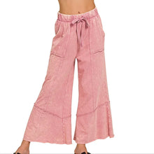 Load image into Gallery viewer, Exposed-seam Flare Hem Pants With Pockets