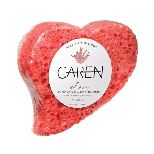 RED COCOA RED HEART SPONGE by Caren