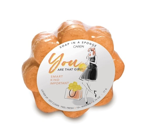 YOU Are that Girl Shower Sponge by Caren