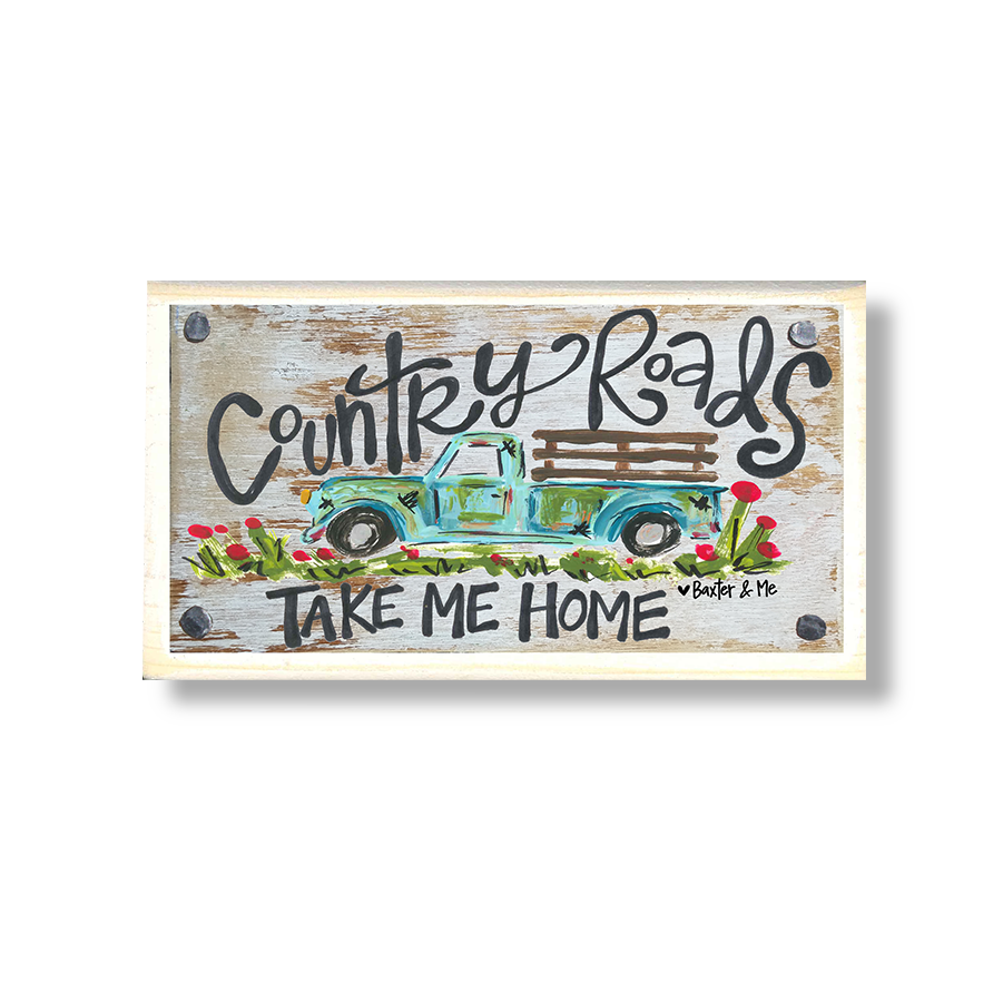 Country Roads Happy Block Pretties & Grace