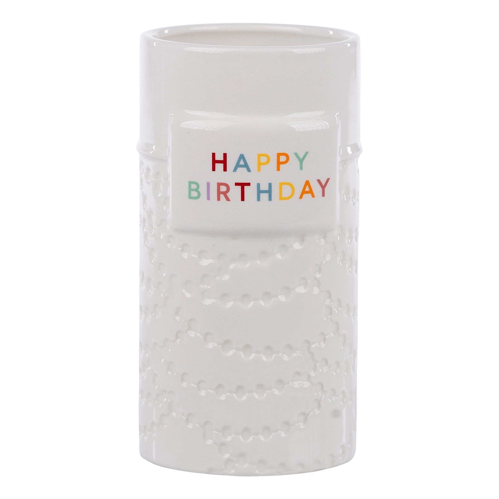 HAPPY BIRTHDAY VASE NEW Pretties & Grace