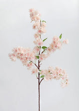 Load image into Gallery viewer, Soft Pink Faux Cherry Blossom Branch - 40" × 10