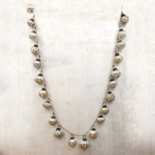 Load image into Gallery viewer, Antiqued Silver Mercury Glass Ornament Garland
