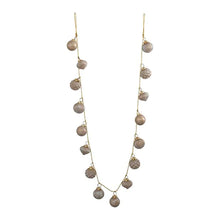 Load image into Gallery viewer, Embossed Marbled Mercury Glass Ornament Garland