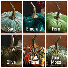 Load image into Gallery viewer, Large Velvet Pumpkins