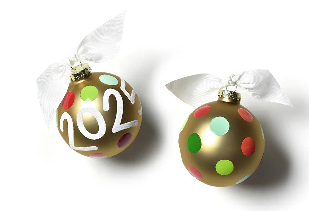 2025 100mm Glass Ornament