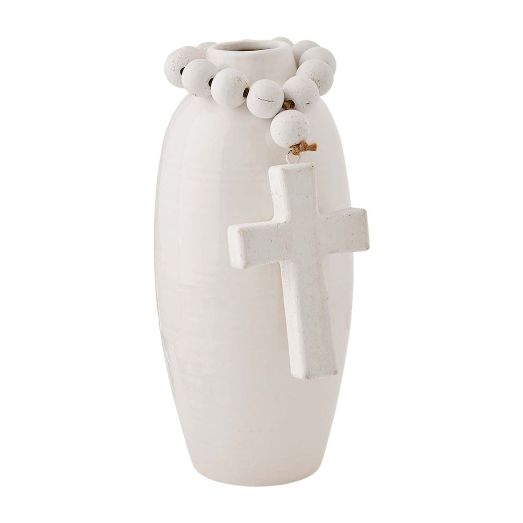 Large Vase with Beads