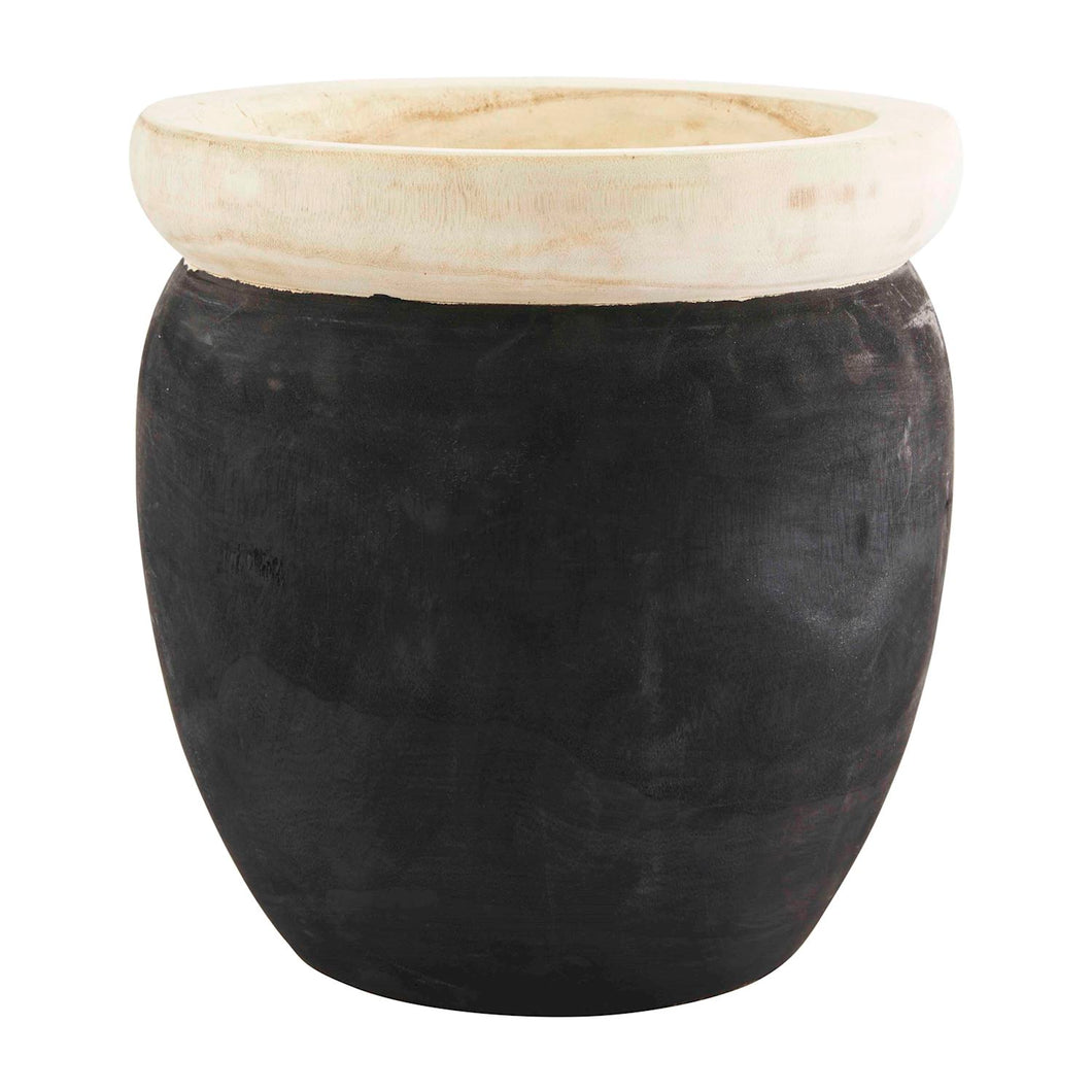Black Paulownia Pot