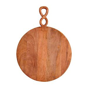Large Twisted Handle Round Board