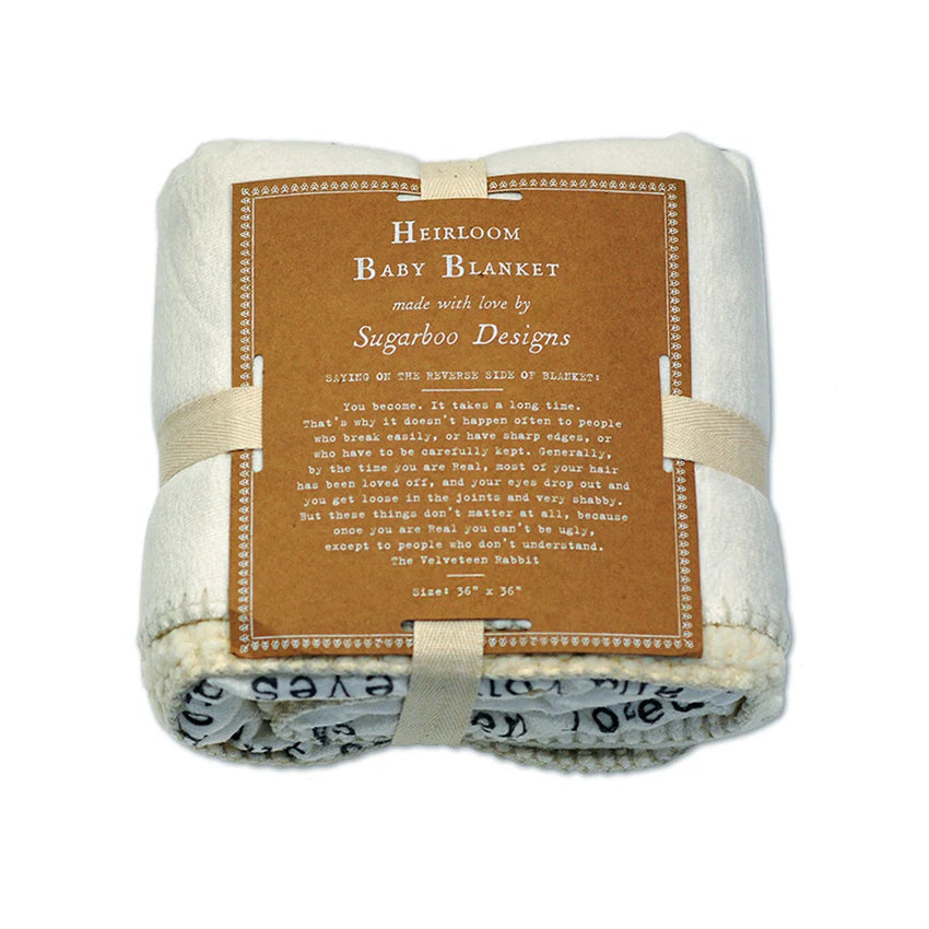 The Velveteen Rabbit Heirloom Baby Blanket 36