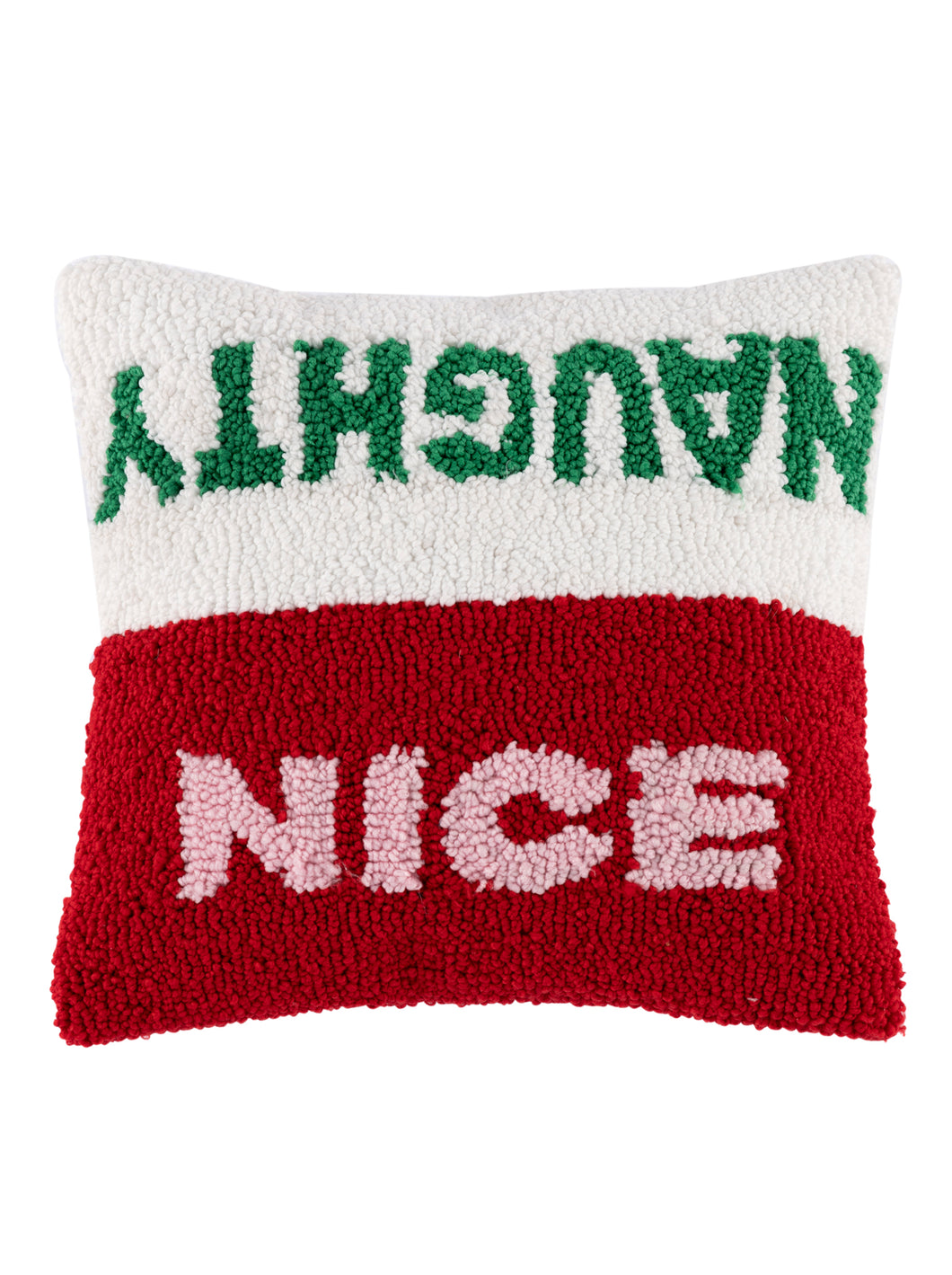 NAUGHTY / NICE PILLOW,MULTI