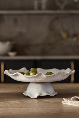 Wynn Portuguese Glazed Terracotta Cake Stand