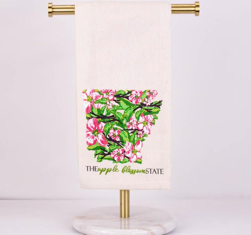 Arkansas Apple Blossom Hand Towel