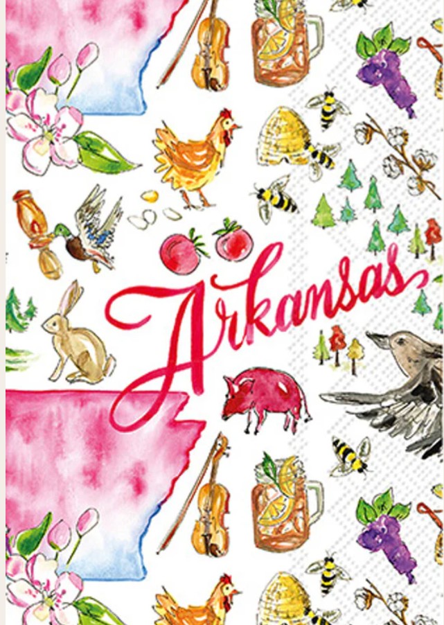 Arkansas State Collection Guest Towel