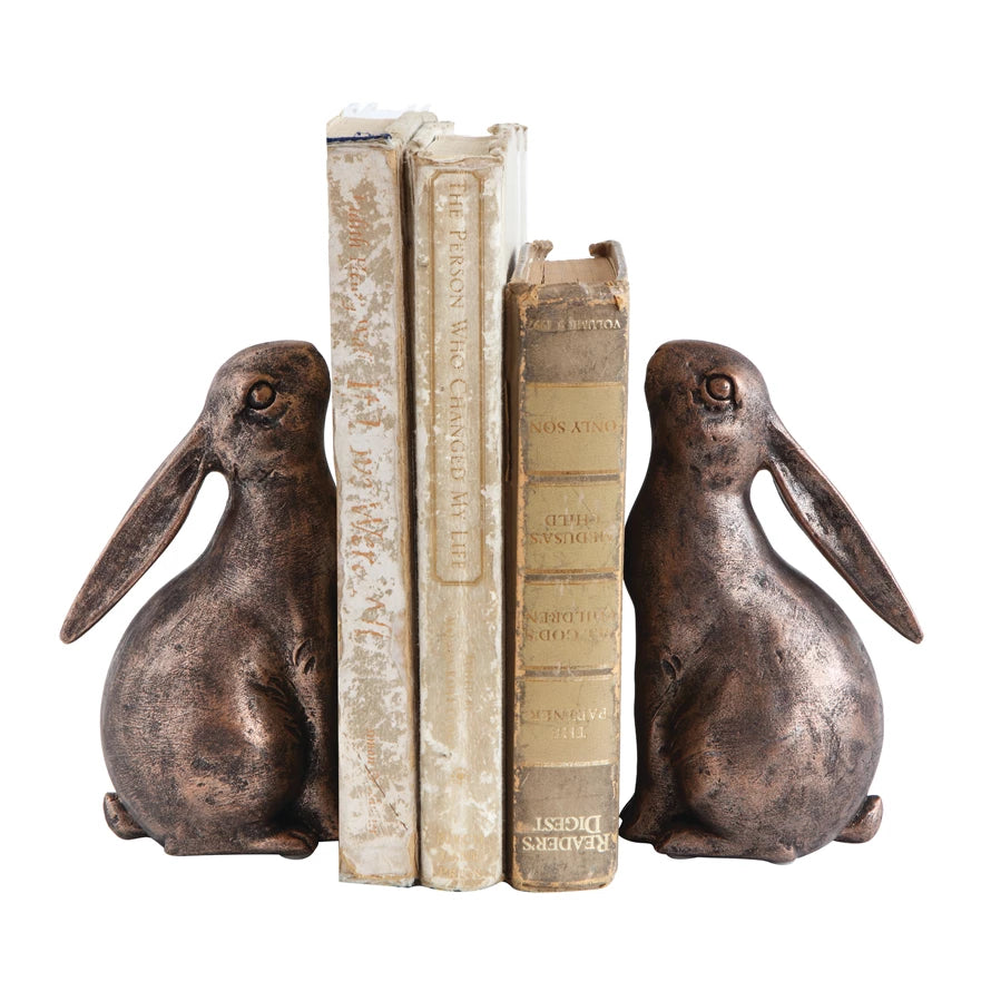 Bunny Bookends, Set of 2