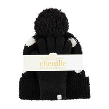 Load image into Gallery viewer, CHENILLE BEANIE AND GLOVES
