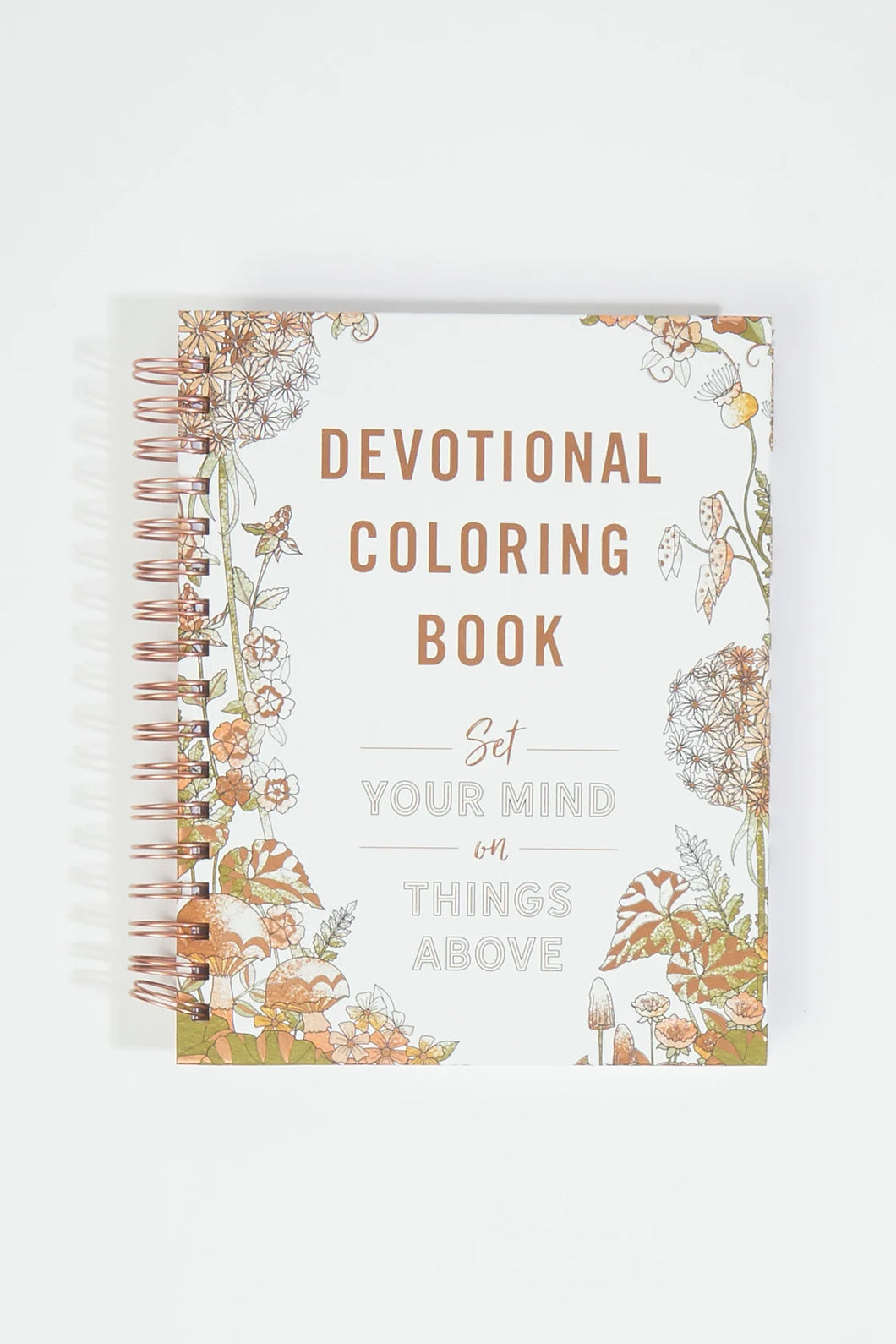 Set Your Mind On Things Above: A Devotional Coloring Book