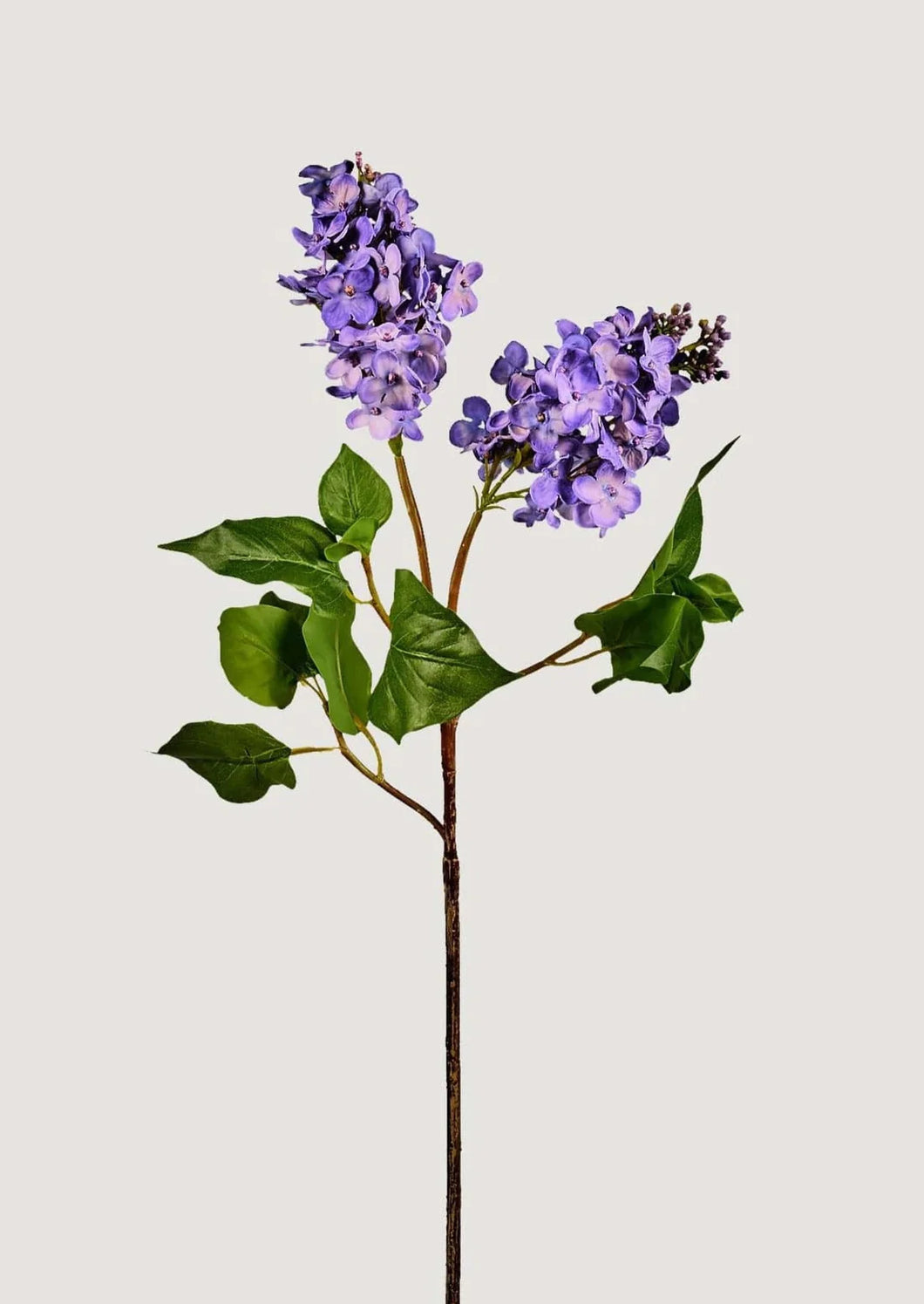 Faux Lilac Flower Branch in Purple