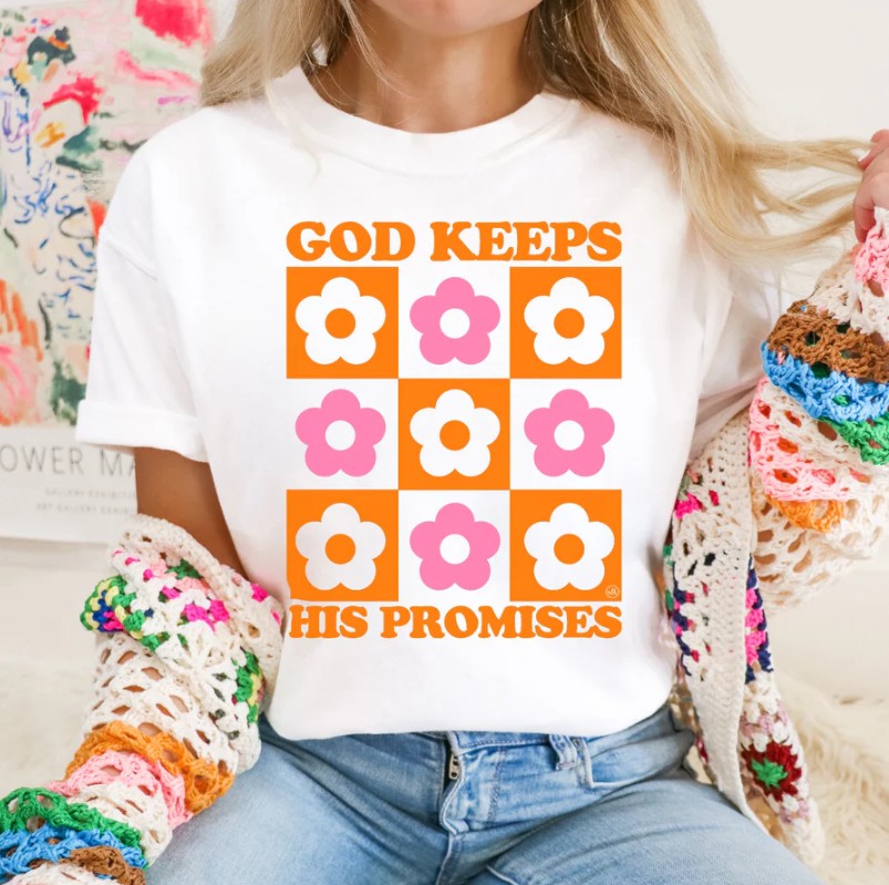 God Keeps His Promises Christian Tee