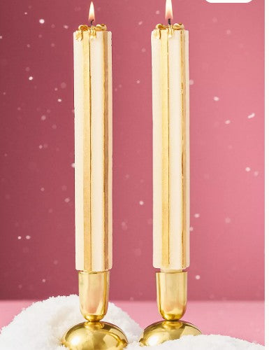 Gift Box Taper Candles, Set of 2