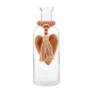 Heart Bead Bud Vase