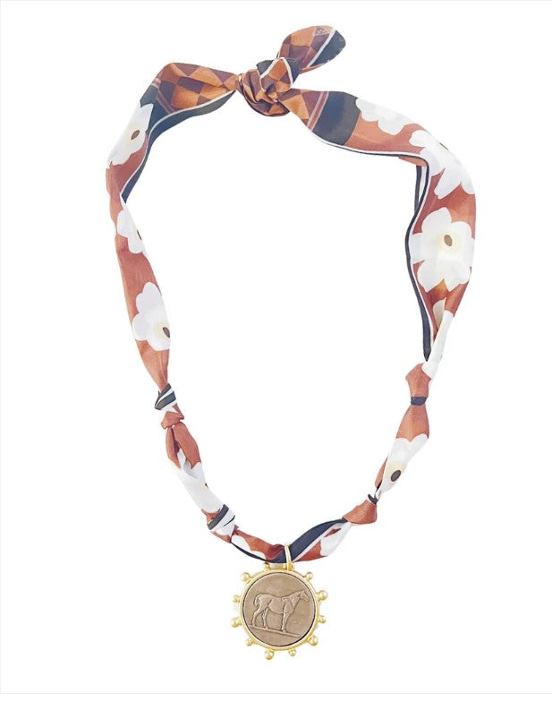 Horse Coin Necklace