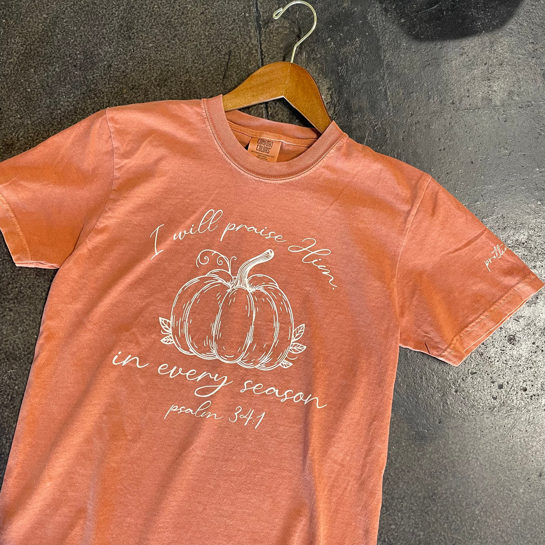 I Will Praise Him In Every Season Tee
