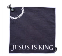 Load image into Gallery viewer, Jesus is King Magnetic Towel
