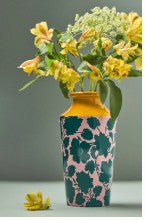 Lara Patterned Stoneware Vase