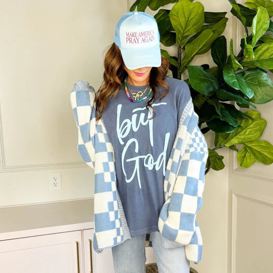 But God Denim Tee