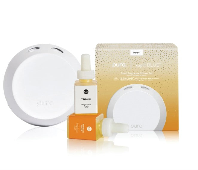 Capri Blue PURA V4 Smart Home Diffuser Kit, Pumpkin Dulce & Volcano