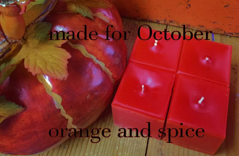 Marmalade Square Votive Candle