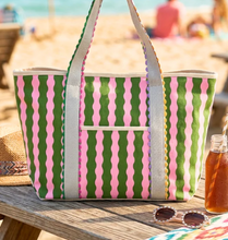 Load image into Gallery viewer, Striped Canvas Tote
