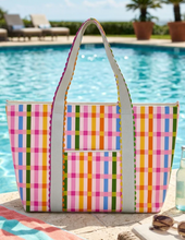 Load image into Gallery viewer, Striped Canvas Tote
