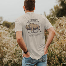 Load image into Gallery viewer, Be Strong and Steadfast Buffalo Graphic T-Shirt
