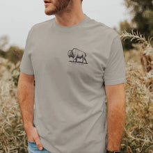 Load image into Gallery viewer, Be Strong and Steadfast Buffalo Graphic T-Shirt
