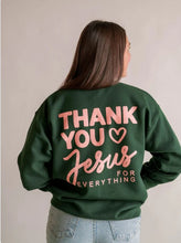 Load image into Gallery viewer, Thank You Jesus Pullover
