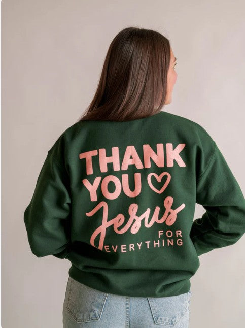 Thank You Jesus Pullover