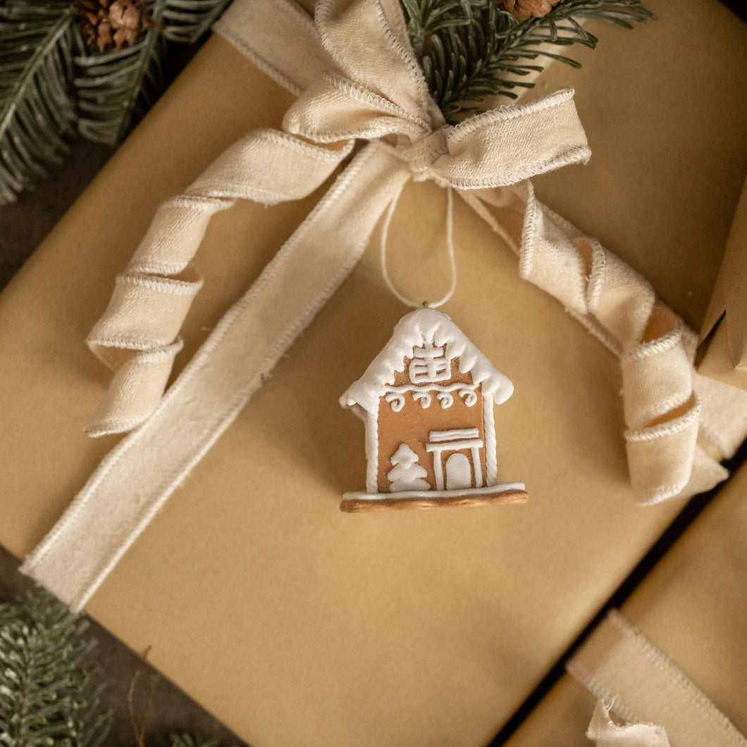 BUDDY'S GINGERBREAD HOUSE ORNAMENT