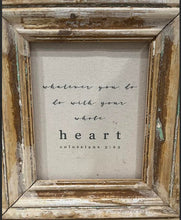 Load image into Gallery viewer, Reclaimed Wood Framed  Canvas  Pictures
