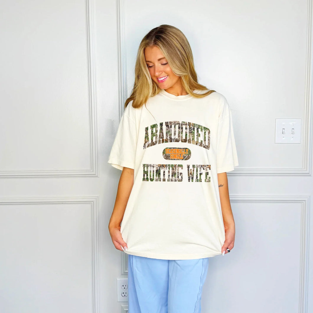 Seasonally Single Hunting Wife Tee