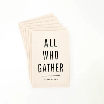 All Who Gather | Tea Towel