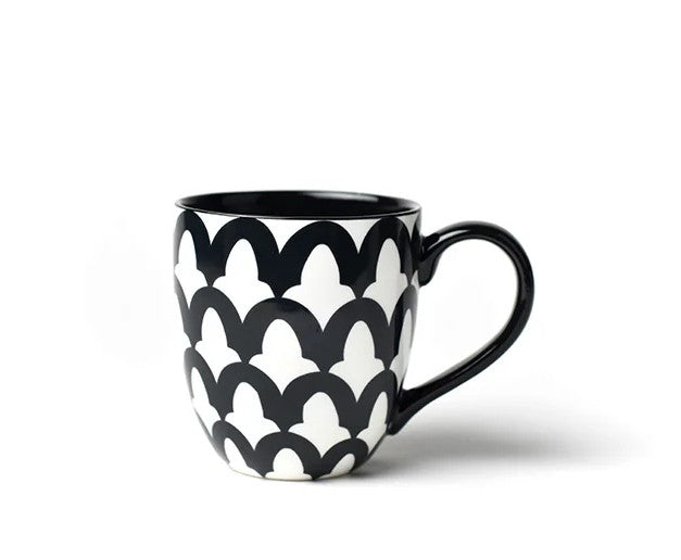 Black Arabesque Mug