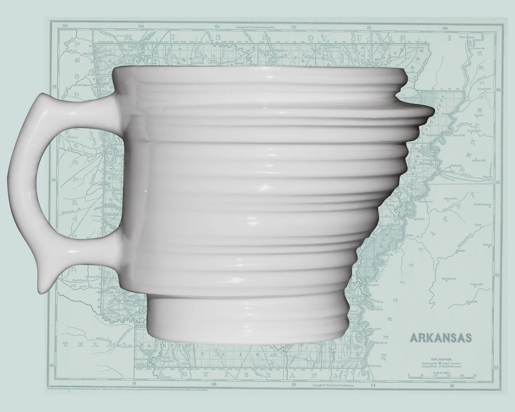 Stately Arkansas Mug White
