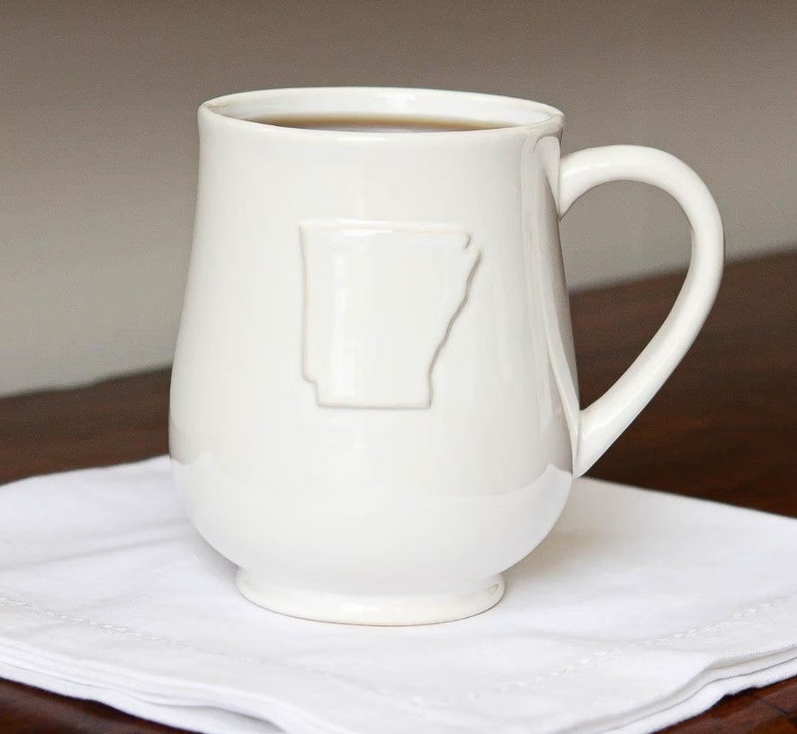 Arkansas Embossed Coffee Mug