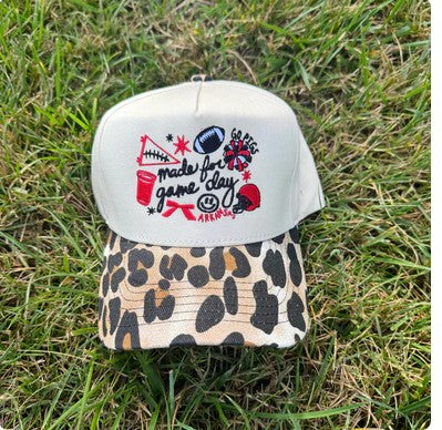 Arkansas Made For Game Day Leopard Hat