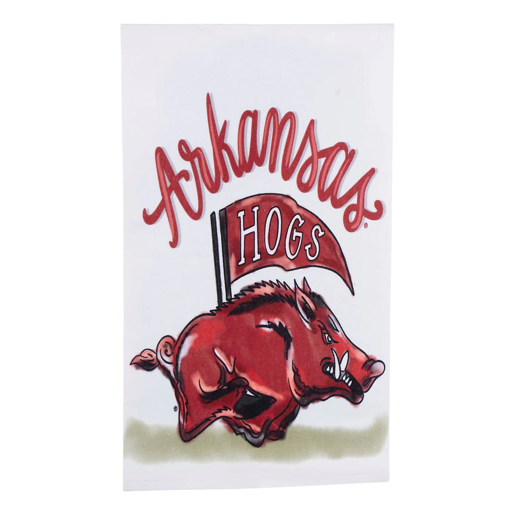 Arkansas Mascot Tea Towel