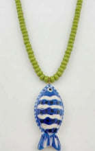 Load image into Gallery viewer, Colorful Tropical Fish Beaded Necklace
