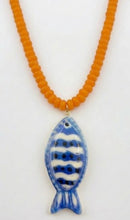 Load image into Gallery viewer, Colorful Tropical Fish Beaded Necklace
